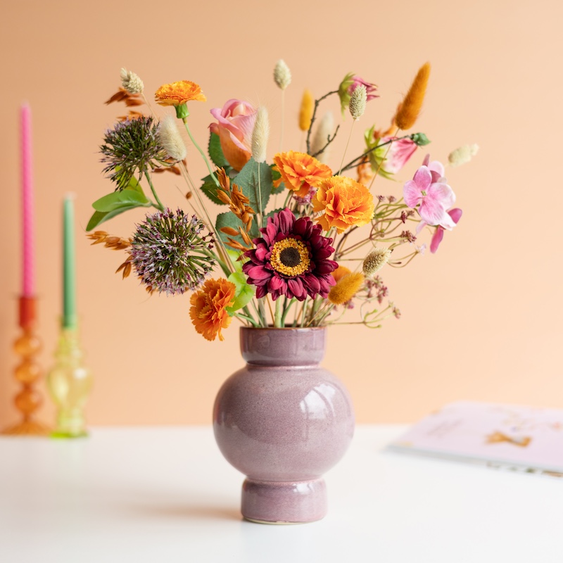 Herfst Zijden Boeketje Brievenbusbloemen
