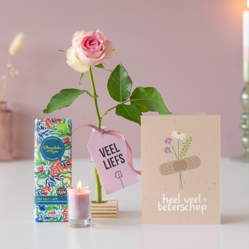Veel liefs beterschap Brievenbusbloemen