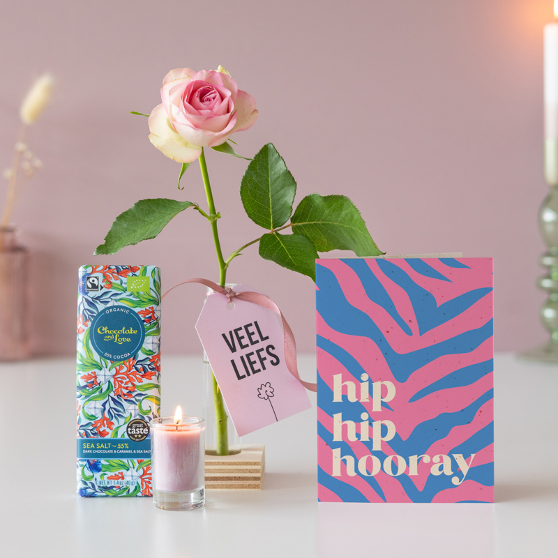 Veel Liefs gefeliciteerd Brievenbusbloemen