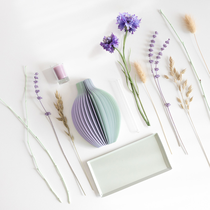 Lavendel Pracht Trio | BodyMind Brievenbus cadeau | BloomPost met aandacht voor de natuur Brievenbusbloemen