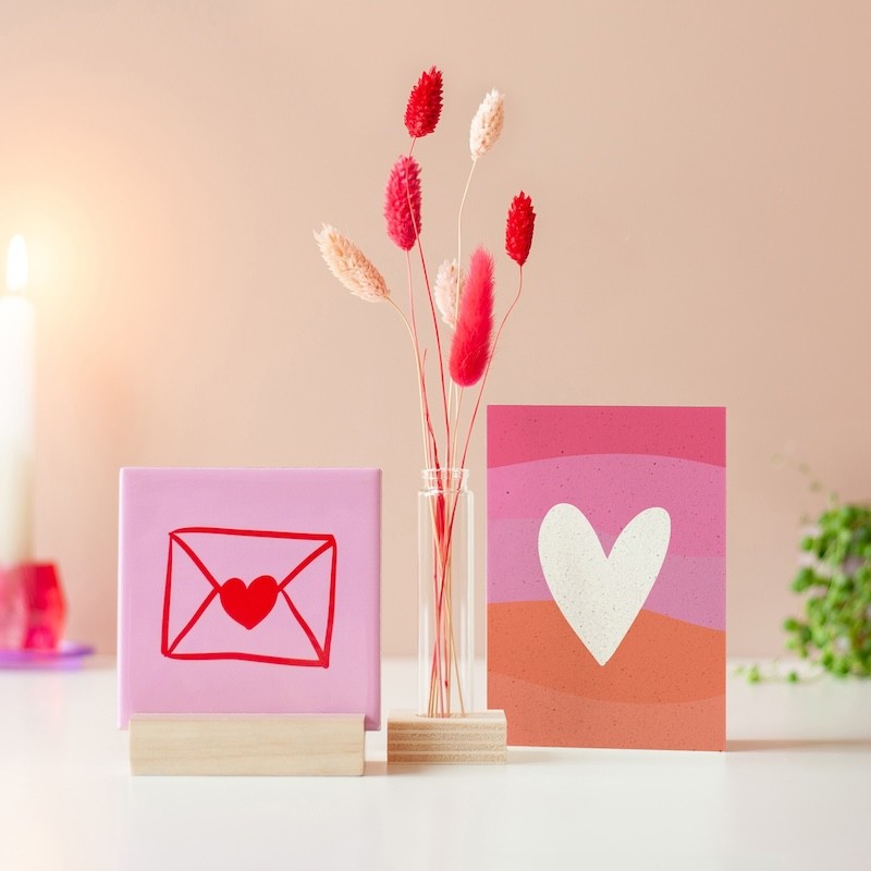 Tegeltje LiefsVaasje | Moederdag Cadeau | Verras de liefste mama van de wereld met een cadeau door de brievenbus Brievenbusbloemen