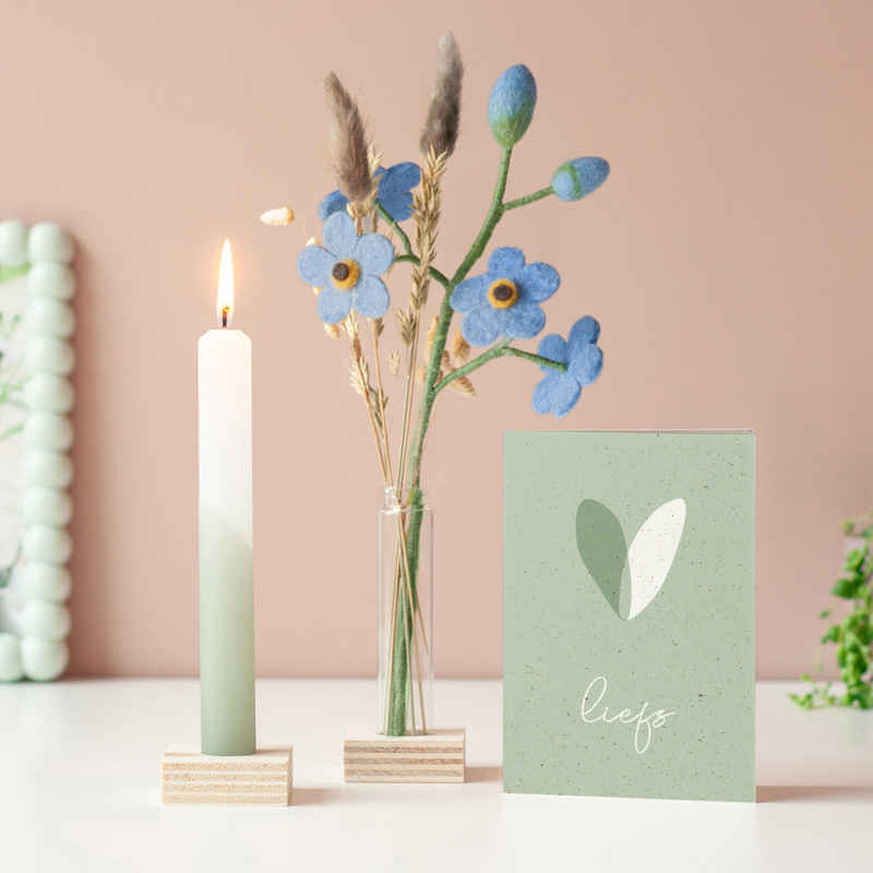 Lichtpuntje voor jou Liefs Brievenbusbloemen