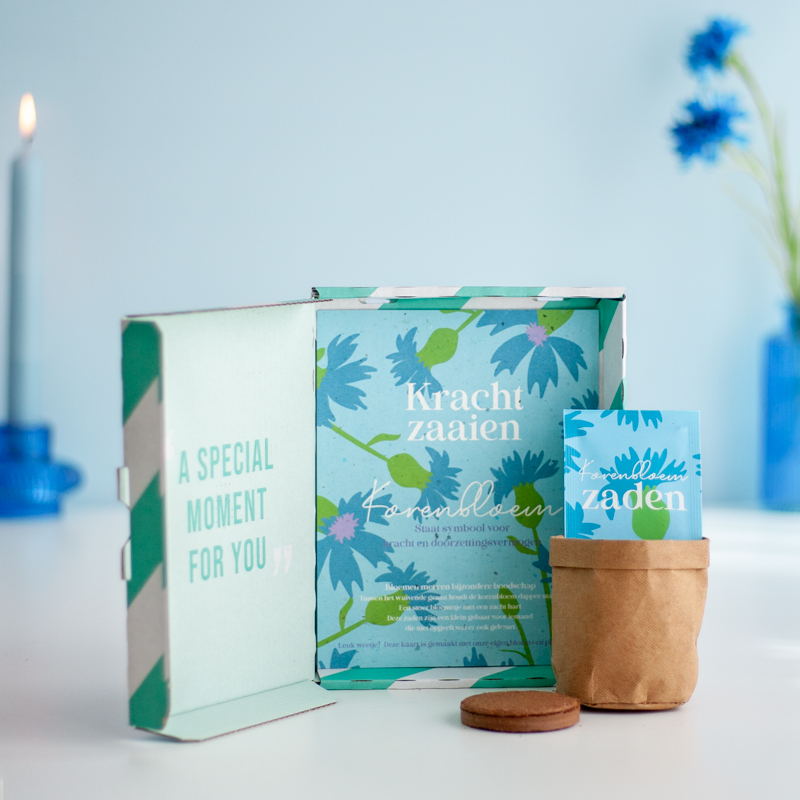 Zaden Kracht zaaien Brievenbusbloemen
