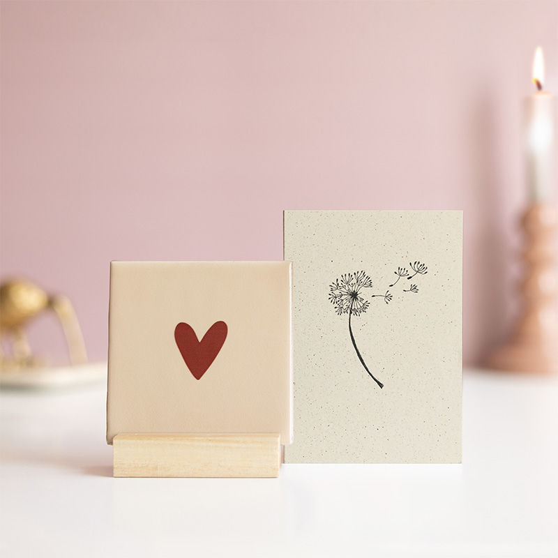 Hartje Voor Jou Beige Gecondoleerd Brievenbusbloemen