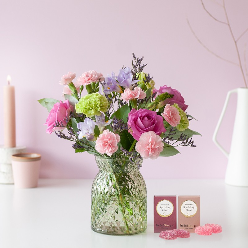 Sweety + Winegums | Brievenbus bloemen | 9 dagen versgarantie | Per post bezorgd Brievenbusbloemen