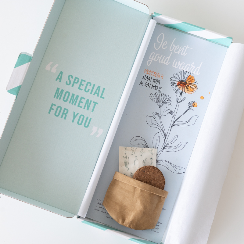 Zaden Je Bent Goud Waard | Brievenbus bloemenzaadjes | Cadeau met zaadjes door de brievenbus | BloomPost met aandacht voor de natuur Brievenbusbloemen