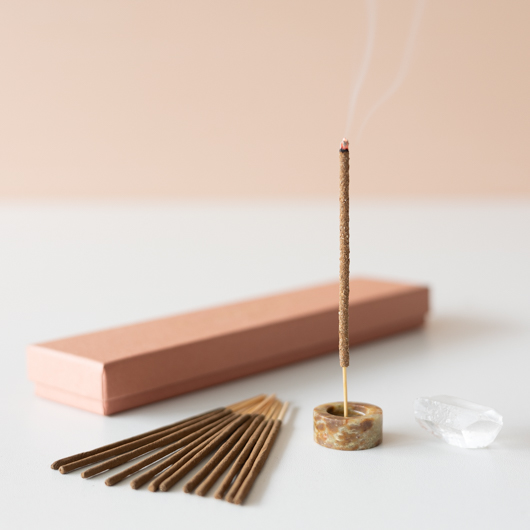 Wierookbergkristal giftbox Brievenbusbloemen