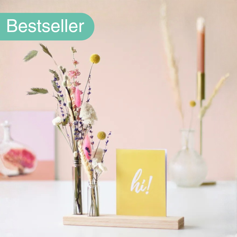 BlooMemory | Brievenbus cadeau met droogbloemen | Bloemen die blijven Brievenbusbloemen