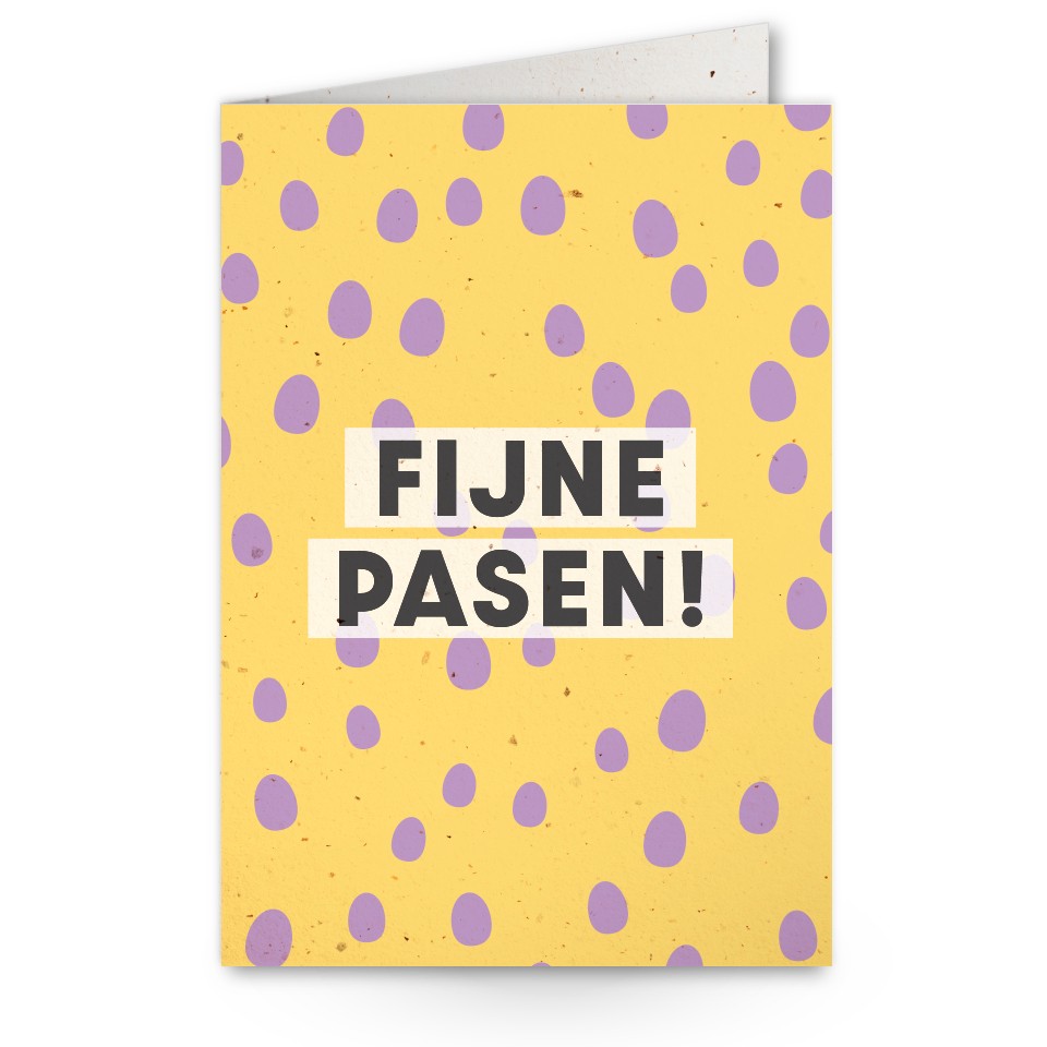 Wenskaart Fijne Pasen