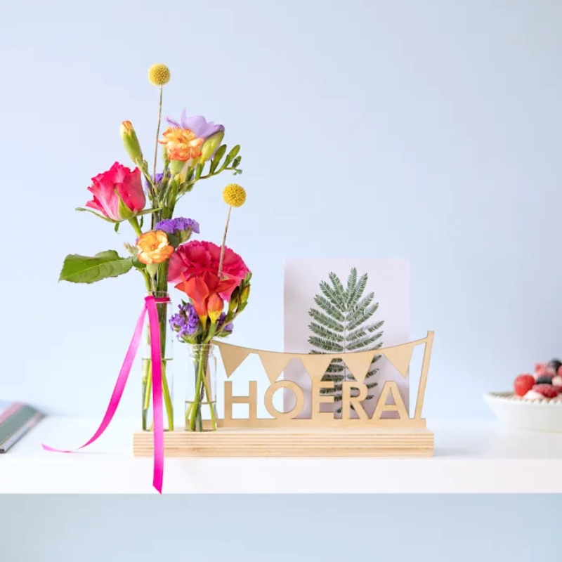 Hoerapakket - Verse Bloemen | brievenbus cadeau | Origineel verjaardagcadeau per post bezorgd Brievenbusbloemen